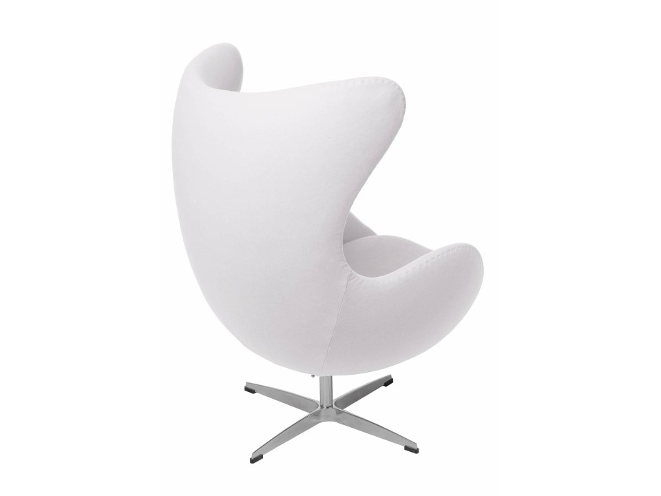 Fotel Jajo biały kaszmir K3 Premium - d2design